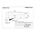 Frisch-Licht LED Damp-proof luminaire, prismatic, 35W, 4000K, 5000lm, IP50, white
