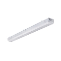 LED Damp-proof luminaire, prismatic, 35W, 3000K, 5000lm, IP50, white
