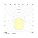 Frisch-Licht LED Damp-proof luminaire, prismatic, 35W, 3000K, 5000lm, IP50, white