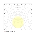 Frisch-Licht LED Damp-proof luminaire, 54W, 4000K, 6300lm, IP50, opal, white