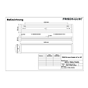 Frisch-Licht LED Damp-proof luminaire, convex, 60W, 4000K, 7200lm, IP40, DALI dimmable, white