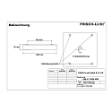Frisch-Licht LED Damp-proof luminaire, 56W, 3000K, 5200lm, IP50, opal, white