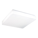 wall and ceiling luminaire 45cm square IP54, white 