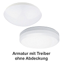 wall and ceiling luminaire 7465 � 36cm IP65, white 