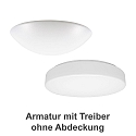 wall and ceiling luminaire PREMIUM 7540 � 56cm IP40, white 