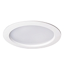 LED Recessed Downlight, 12W, 3000K, 1100lm, round, IP54, white