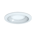 LED Recessed Downlight, round, 15W, 3000K, 1500lm, IP44, opal, DALI dimmable, white