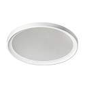 recessed luminaire � 17cm round, switchable, microprismatic IP65, white  15W 1800lm 4000K 60� 60�