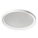 recessed luminaire � 22,5cm round, switchable, microprismatic IP65, white  20W 2500lm 3000K 60� 60�