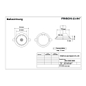 Frisch-Licht LED Recessed Downlight, GU10, 7W, 4000K, 600lm, IP20, swivelling, chrome