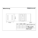 LED Insert grid luminaire module 625, 30W, 4000K, 3800lm, IP20, UGR < 16, white