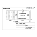 Frisch-Licht LED Insert / Recessed grid luminaire, 66W, 3000K, 6400lm, IP20, UGR < 19, DALI dimmable, white