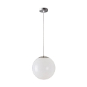 pendant luminaire �50 IP40, stainless steel brushed, white dimmable