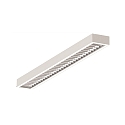 LED Light strip Surfaced /Pendant grid luminaire, 26W, 3000K, 3400lm, IP20, direct, UGR < 19, white