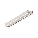 LED Light strip Surfaced /Pendant grid luminaire, 56W, 3000K, 7300lm, IP20, direct, UGR < 19, white