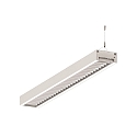 LED Light strip Pendant grid luminaire direct / indirect, 39W, 3000K, 5100lm, IP20, UGR < 19, DALI dimmable, white
