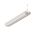 LED Light strip Pendant grid luminaire direct / indirect, 39W, 3000K, 5100lm, IP20, UGR < 19, white