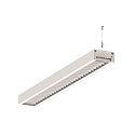 LED Light strip Pendant grid luminaire direct / indirect, 39W, 4000K, 5100lm, IP20, UGR < 19, DALI dimmable, white