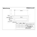 Frisch-Licht LED Pendant luminaire direct / indirect, 28W, 3000K, 4000lm, IP20, UGR < 19, white