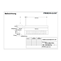 LED Pendant grid luminaire direct / indirect, 84W, 4000K, 11000lm, IP20, UGR < 19, white