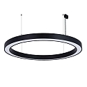 pendant luminaire � 189CM CCT Switch, direct / indirect, UGR < 19, multipower, ring shape IP40, black 