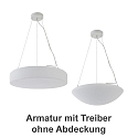 pendant luminaire PREMIUM 7530 � 43,5cm IP20, white dimmable