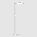 floor lamp MICROPAL�, UGR<16 with sensor, direct / indirect, programmable, with touch dimmer IP20, white dimmable
