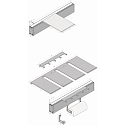 Hera holder INTERO-LINE - PAPER TOWEL ROLL HOLDER mechanical, removable, stainless steel brushed