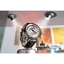 recessed luminaire swivelling IP20, satined, black matt
