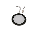 recessed luminaire FAR 58 - LED-24 round IP44/IP20, black matt dimmable 3W 225lm 4000K 115� 115� CRI > 93