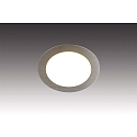 LED Recessed luminaire FAR 58 with surface light, 3W, 3000K, IP20, brushed stainless steel