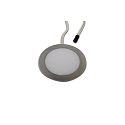 LED Recessed luminaire DYNAMIC FAR 58 with surface light, 3W, 2700-5000K, IP20, brushed stainless steel
