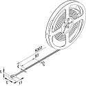Hera Flexible LED Strip TAPE COB-4, 25W, 3000K, IP20, self adhesive