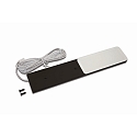 under-cabinet luminaire S-PAD F flat, with plug IP20, black dimmable 3W 270lm 3000K 115� 115� CRI >90 20cm