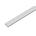 LED covering profile 15mm, for 12mm milled grooves and profiles, 100cm, heavily matted