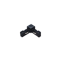Accessory for LED Track 24V tracks - corner connector 90�, black