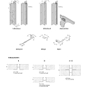 Hera Schlitzschiene PS Mini A for shelfboards, 200cm, anodised alu, without current conduction
