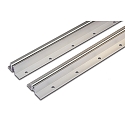 Schlitzschiene PS Mini B for shelfboards, 200cm, anodised alu, with invisible 24V DC current conduction