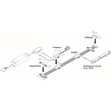 Hera Accessory for 24V power track Flat Track - magnetic holder for LED power tracks , grey