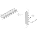 Hera SPS Mini current conduction - LED power track for 30/60mm profiles, IP20, 24V DC, plastic, can be shortened individually, 60cm