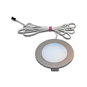 Recessed LED panel luminaire Dynamic FR 78-LED, IP44, LED 24 Dynamic connection, 4W 2700-5000K 270lm 110�, matt chrome