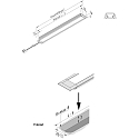 Hera LED Recessed luminaire, 5W, 3000K, IP44, aluminum