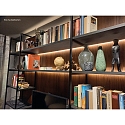 under-cabinet luminaire up / down IP20, opal, black  7