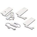 3pc. set of LED under-cabinet luminaire LED Slim-Pad F, IP20, with IR dimmer + transformer LED 24 / 30W, 5W 3000K, white
