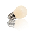 HEITRONIC LED Lamp E27, G45, 4W, warm white, Filament imitation, matt glass bulb, flickerfree
