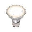 Heitronic LED Lamp GU10, 1 COB LED, 5W, warm white