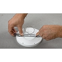 HEITRONIC LED Downlight SELESTO, 12W 3000-6000K 800lm 116�, Clip-on system, dimmable, white