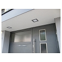 HEITRONIC Heitronic LED Panel, 18,4x18,4cm, 11W, 3000K, 7.24in, 11W 3000K 430lm, dimmable, silver