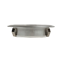 HEITRONIC LED Recessed spot AUSTIN, brushed aluminum, 6W, warm white, round