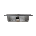 HEITRONIC LED Recessed spot AUSTIN, brushed aluminum, 6W, warm white, square
